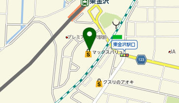 不二家 東金沢マックスバリュ店の地図画像