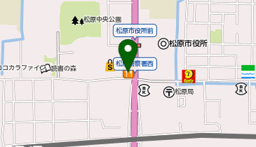 不二家 河内松原店の地図画像