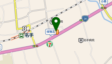 不二家 名手店の地図画像