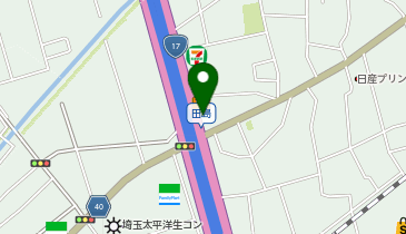 不二家 浦和田島店の地図画像