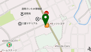 不二家 大宮北袋店の地図画像