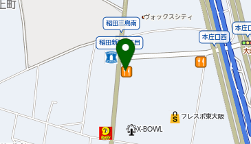 不二家 東大阪店の地図画像