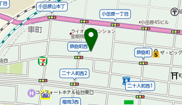 不二家 仙台アンパンマン&ペコズキッチンの地図画像