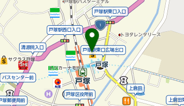 不二家 戸塚モディ店の地図画像