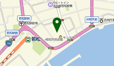 不二家 サンリブ若松店の地図画像