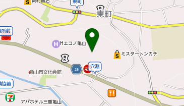 キリン堂 亀山店の地図画像