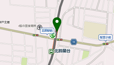 キリン堂 北鈴蘭台店の地図画像