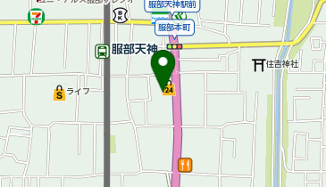 キリン堂 豊中服部南店の地図画像