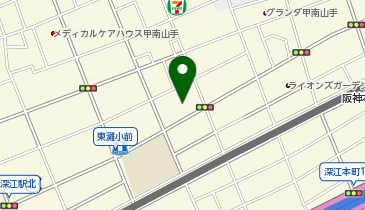 キリン堂 東灘深江店の地図画像