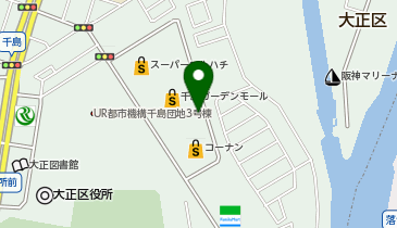 キリン堂 大正CGM店の地図画像