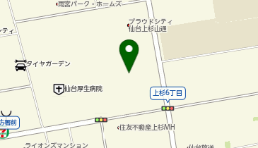 大戸屋ごはん処 イオンモール仙台上杉店の地図画像