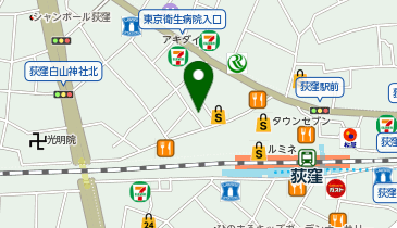 大戸屋ごはん処 荻窪西口店の地図画像