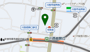 大戸屋ごはん処 ラソラ川西店の地図画像
