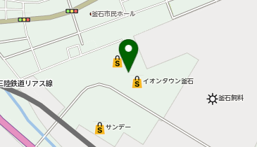 大戸屋ごはん処 イオンタウン釜石店の地図画像