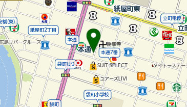 大戸屋ごはん処 広島本通店の地図画像