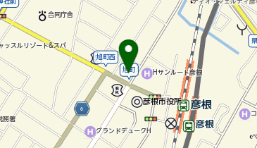 個別指導Axis 彦根校の地図画像