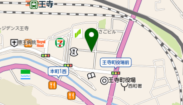 個別指導Axis 王寺校の地図画像