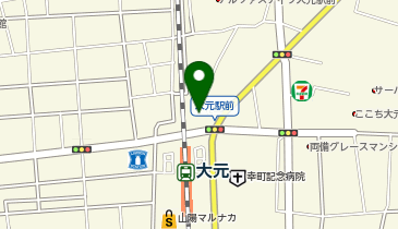 個別指導Axis 大元校の地図画像