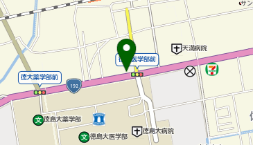 個別指導Axis 蔵本校の地図画像