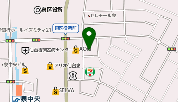 個別指導Axis 泉中央校の地図画像
