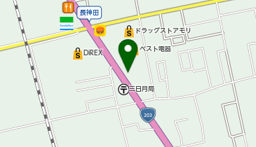 個別指導Axis 三日月校の地図画像