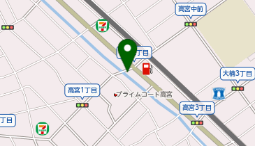 個別指導Axis 高宮校の地図画像