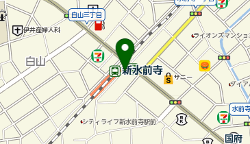 個別指導Axis 新水前寺校の地図画像