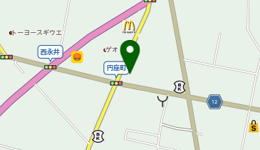 個別指導Axis 円座校の地図画像