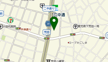 個別指導Axis 荒田校の地図画像