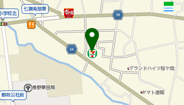 個別指導Axis 長野七瀬校の地図画像