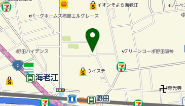 個別指導Axis 野田阪神校の地図画像