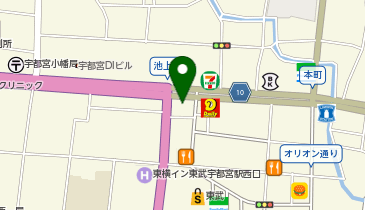 個別指導Axis 宇都宮校(高校部)の地図画像