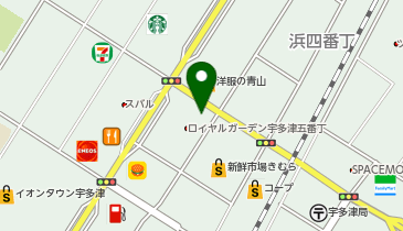 個別指導Axis 宇多津校の地図画像