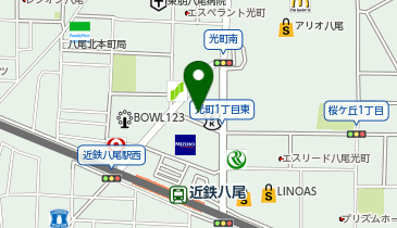 個別指導Axis 八尾校の地図画像