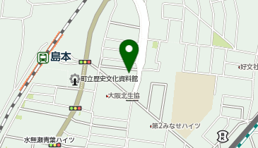 個別指導Axis 島本校の地図画像