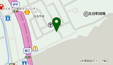 個別指導Axis 北谷校の地図画像
