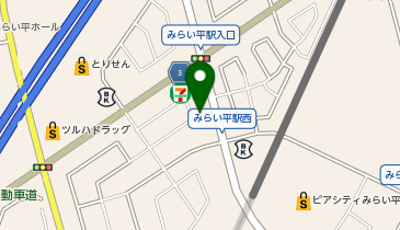 個別指導Axis みらい平校の地図画像