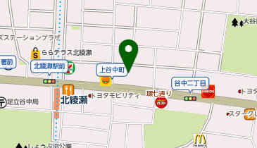 カラオケBanBan北綾瀬店の地図画像
