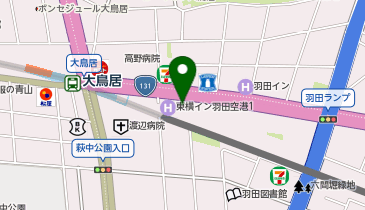 カラオケBanBan大鳥居店の地図画像