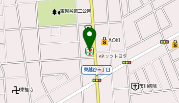 カラオケBanBan東越谷店の地図画像