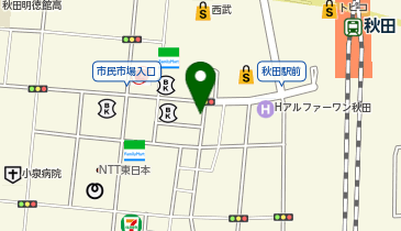 カラオケBanBan秋田駅前店の地図画像