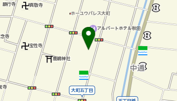 カラオケBanBan秋田大町店の地図画像