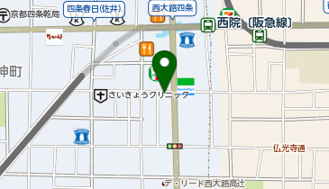 カラオケBanBan西院店の地図画像