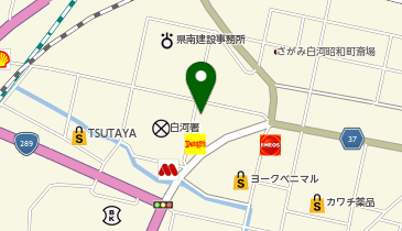 カラオケBanBan白河昭和町店の地図画像