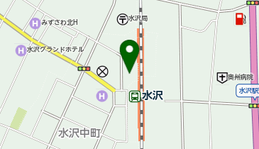 カラオケBanBan水沢駅前店の地図画像