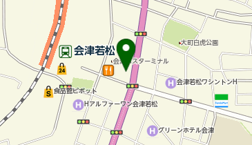 カラオケBanBan会津若松駅前店の地図画像