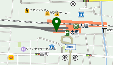 カラオケBanBan大垣駅前店の地図画像