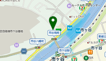 カラオケALL市ケ谷店の地図画像
