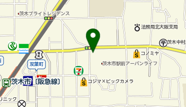 カラオケBanBan茨木店の地図画像
