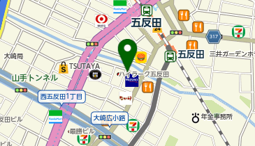カラオケBanBan五反田駅西口店の地図画像